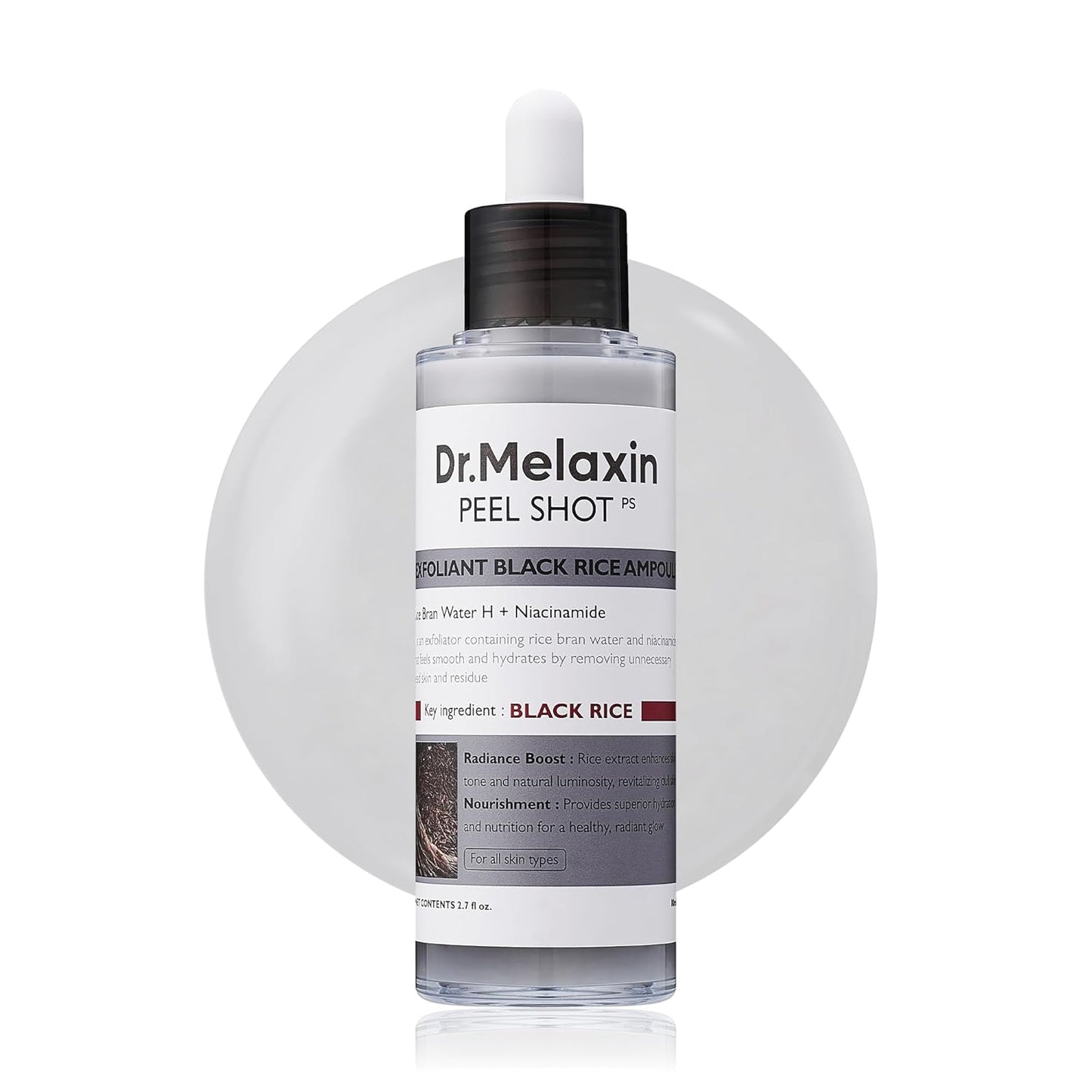 Dr. Melaxin Peel Shot Glow Black Rice Peeling Ampoule