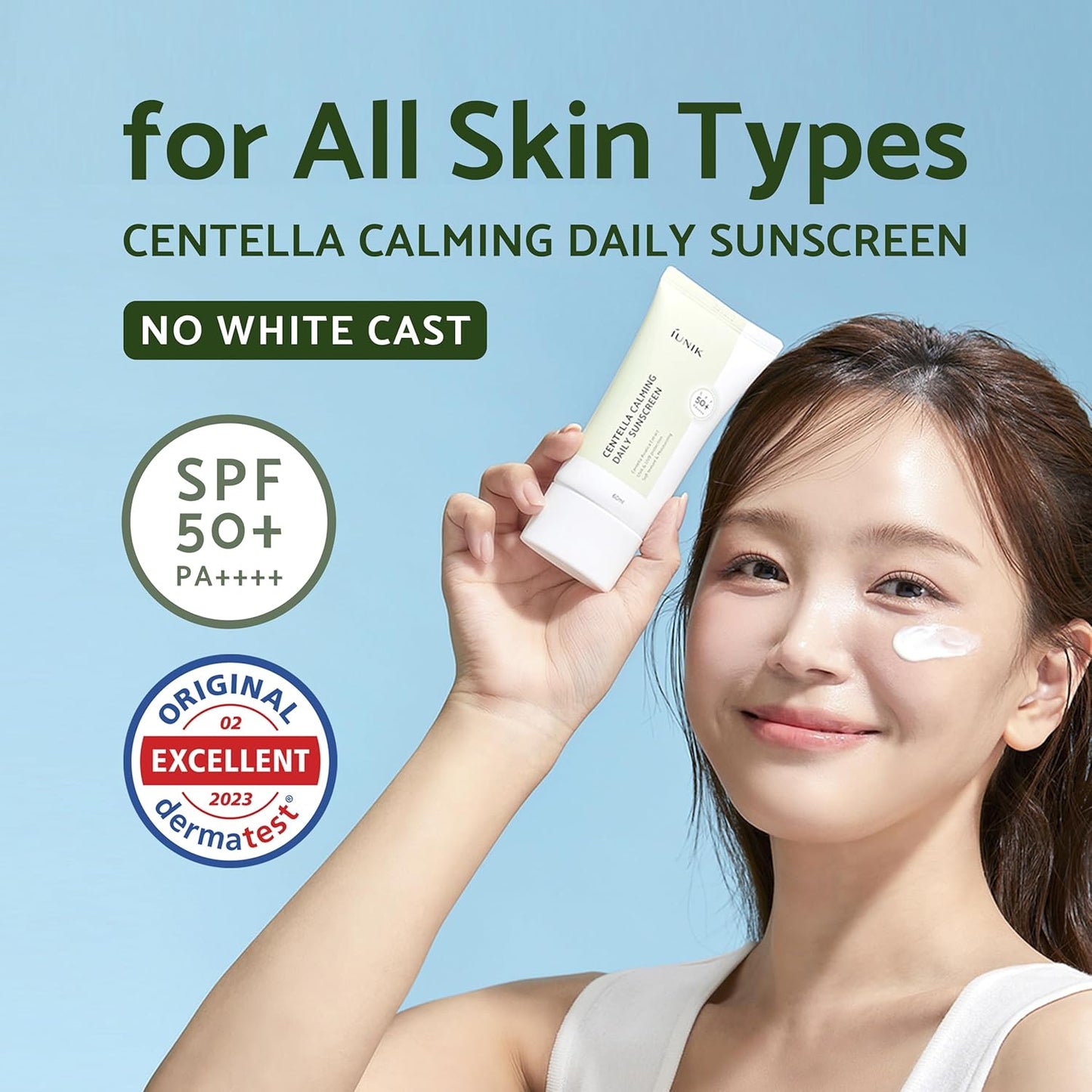 Iunik Centella Calming Moisture Daily Sunscreen SPF 50+