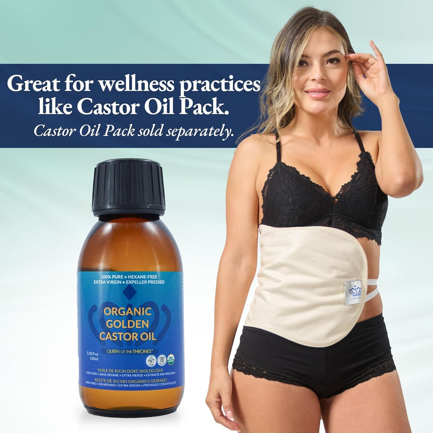 Queen Of Thrones Organic Golden Castor Oil