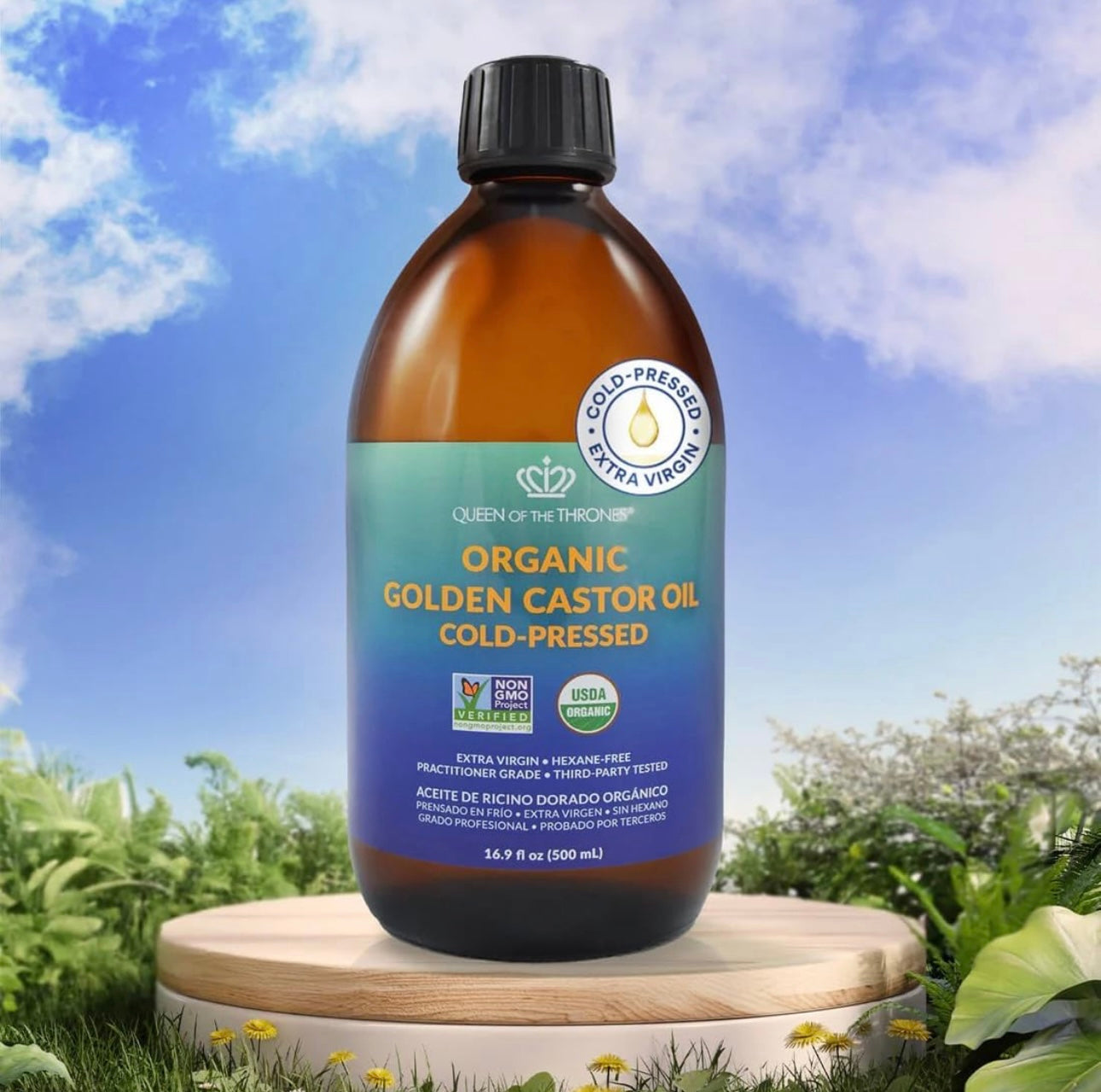 Queen Of Thrones Organic Golden Castor Oil