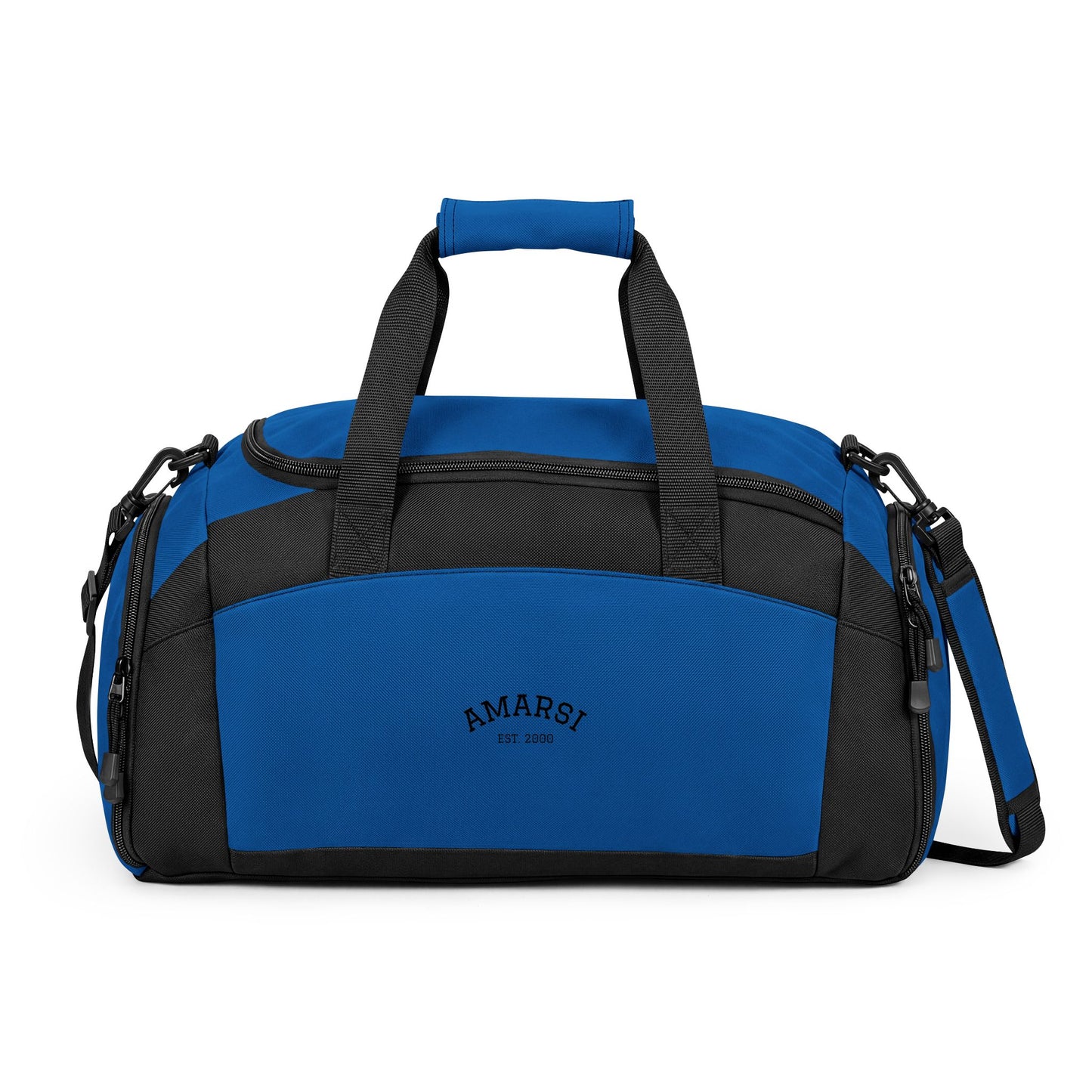 Classic Black Gym Bag — Durable Weekender & Workout Duffle