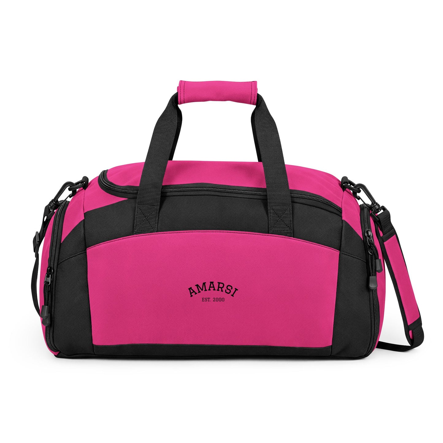 Classic Black Gym Bag — Durable Weekender & Workout Duffle