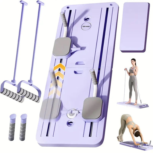Foldable Pilates Reformer - Purple